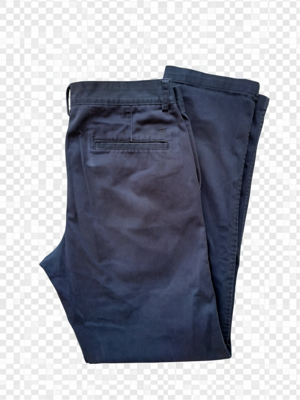 Haggar Navy Blue Men's Chinos - Picture 2 of 3